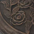 Socle de parasol Résine Rond Bronze 9 kg