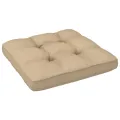 Salon de jardin palette 6pcs avec coussins Pin imprégné de gris