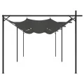Pergola avec toit rétractable anthracite 589x292x230 cm