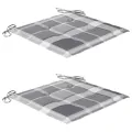 Ensemble à manger d'extérieur pliable avec coussin 3 pcs Teck