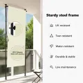 Store roulant d'extérieur 100 x 270 cm Crème