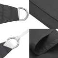 Parasol en tissu oxford carré 3x3 m anthracite