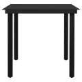 Ensemble à manger de jardin 3 pcs Marron