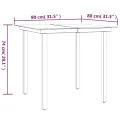 Ensemble à manger de jardin coussins 5pcs Noir Résine tressée
