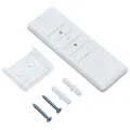 Auvent rétractable automatique avec store 3x2,5m Jaune et blanc