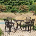 Ensemble de bistro 5 pcs Aluminium coulé Bronze