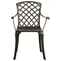 Ensemble de bistro 5 pcs Aluminium coulé Bronze