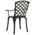 Ensemble de bistro 5 pcs Aluminium coulé Bronze