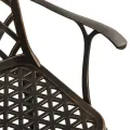 Ensemble de bistro 5 pcs Aluminium coulé Bronze