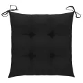 Chaises de jardin lot de 8 avec coussins Bois d'acacia solide