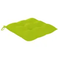 Chaises de jardin lot de 8 avec coussins Bois d'acacia solide