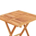 Ensemble de bistro 3pcs avec coussins crème Bois de teck massif
