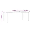 Ensemble à manger de jardin avec coussins 9 pcs Gris