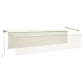 Auvent automatique rétractable avec store 6x3 m Crème