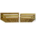 Caisse à pommes 2 pcs Bois d'acacia massif