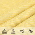 Voile d'ombrage 160 g/m² Beige 5x6x6 m PEHD