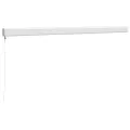 Auvent rétractable bleu et blanc 4x3 m tissu et aluminium