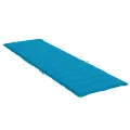 Coussin de chaise longue bleu 200x50x3 cm tissu oxford