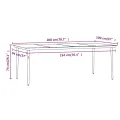 Ensemble à manger de jardin avec coussins 9 pcs noir