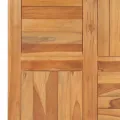 Dessus de table Bois de teck solide 70x70x2,5 cm