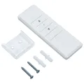 Auvent rétractable automatique avec store 5x3 m Jaune et blanc