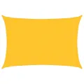 Voile d'ombrage 160 g/m² Jaune 2,5x4 m PEHD