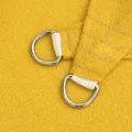 Voile d'ombrage 160 g/m² Jaune 2,5x4 m PEHD