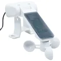 Auvent automatique et store capteur de vent et LED 4x3 m Crème