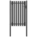 Portail de clôture de jardin Acier 1x2 m Anthracite