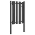 Portail de clôture de jardin Acier 1x2 m Anthracite