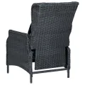 Ensemble à manger d'extérieur 9 pcs et coussins résine tressée