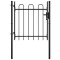 Portail simple avec haut arrondi 100 x 75 cm