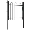 Portail simple avec haut arrondi 100 x 75 cm
