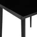 Ensemble à manger de jardin 9 pcs Noir