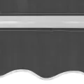Auvent pliable manuel 350 cm Anthracite