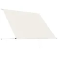 Auvent rétractable 200x150 cm Crème
