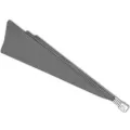 Auvent latéral pliable de balcon Gris 160 x 240 cm