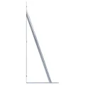 Supports pour poteau de clôture 2 pcs Acier galvanisé
