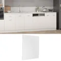 Panneau de lave-vaisselle "Lyon" Blanc 59,5x3x67 cm Aggloméré