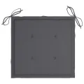 Chaises de jardin lot de 6 avec coussins Bois d'acacia solide
