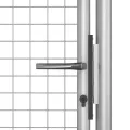 Porte de jardin Acier galvanisé 105x150 cm Argenté