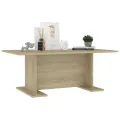 Table basse chêne sonoma 103,5x60x40 cm bois d'ingénierie