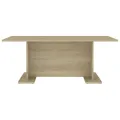 Table basse chêne sonoma 103,5x60x40 cm bois d'ingénierie