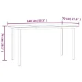 Ensemble à manger de jardin coussins 5pcs Noir Résine tressée