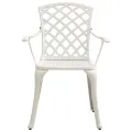 Ensemble de bistro 3 pcs Aluminium coulé Blanc