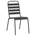 Ensemble à manger de jardin 5 pcs anthracite acier