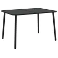 Ensemble à manger de jardin 5 pcs anthracite acier