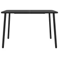 Ensemble à manger de jardin 5 pcs anthracite acier