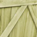 Portillons de jardin 2 pcs Bois de pin imprégné 300x100 cm