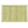 Portillons de jardin 2 pcs Bois de pin imprégné 300x100 cm